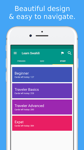 Simply Learn Swahili Screen 3