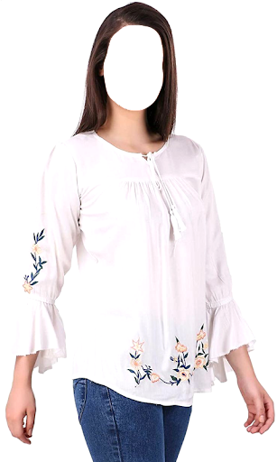 Android application Women Jeans Tops Outfit Suits screenshort