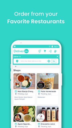 Deliverin Screen 3