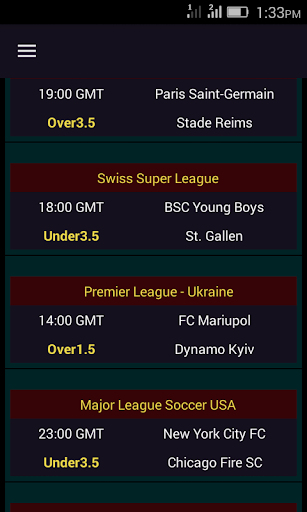 Over/Under 2.5 - Fixed Matches Screenshot 4 - AppWisp.com