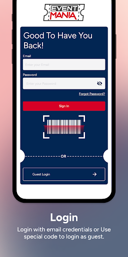 EventMania Ticket Scanner Screen 3