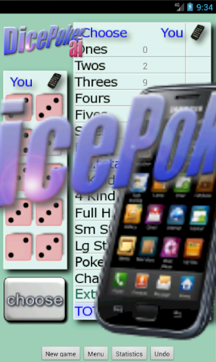 AIDicePoker Screen 2