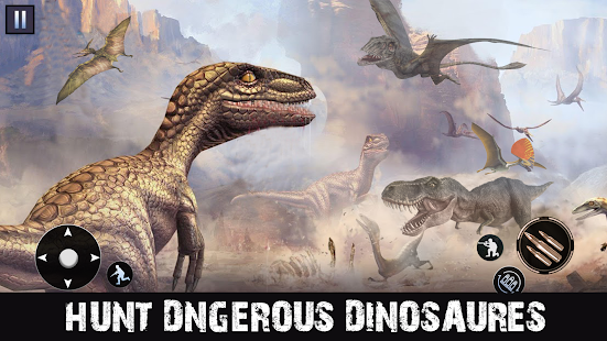 Dino Hunting- Free Dinosaur Shooting Game v1.8 APK + Mod [Remove ads][God Mode][Weak enemy] for Android