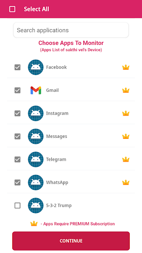 Screenshot of Same Notification - Parental