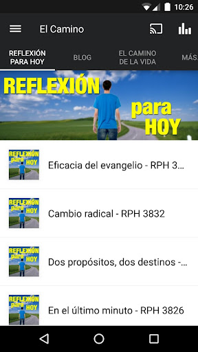 Android application El Camino de la Vida screenshort
