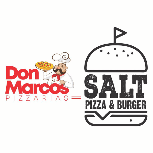 Don Marcos Pizzaria e Salt Bur logo