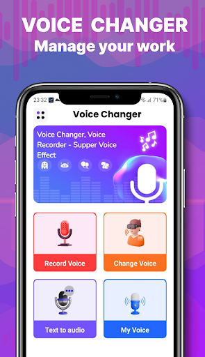 Android application Voice Changer - Voice Effects screenshort