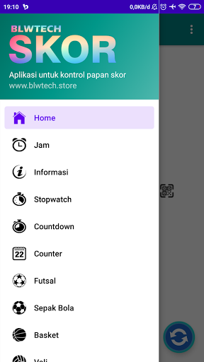 Android application Skor screenshort