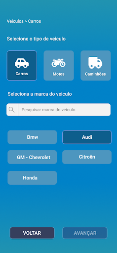 BRApp - Preço Médio Veículos Screen 2