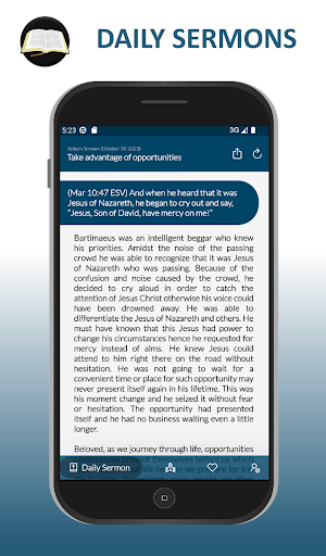 Android application HisSword: Daily Devotionals screenshort