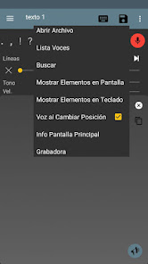 Captura de Pantalla 7 Voz Texto - Texto Voz PDF android