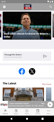 Android application Northwest Newsradio screenshort