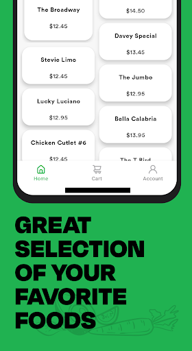 Screenshot of Dominick’s Deli