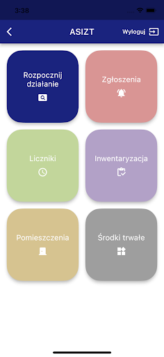 Android application ASIZT screenshort
