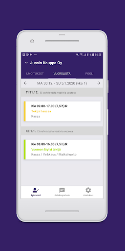 Eezy Kauppa Asiakassovellus Screen 2