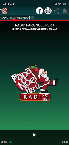 Android application RADIO PAPA NOEL PERU screenshort