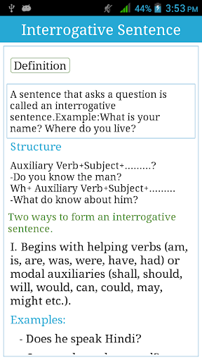 Sentence with Practice