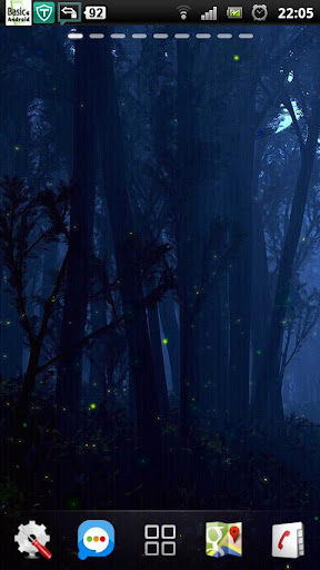 firefly forest live wallpaper Screen 2