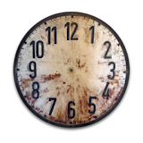 Old Wood Clock Widget icon