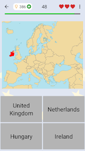 European Countries - Maps Quiz
