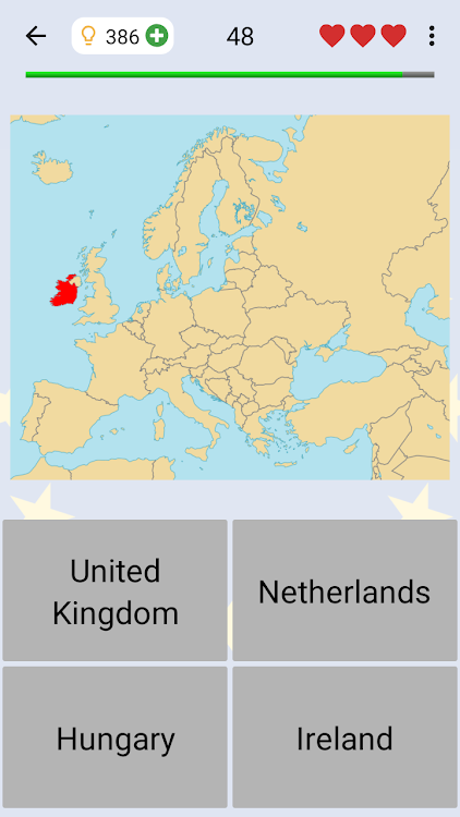 European Countries - Maps Quiz - 3.3.0 - (Android)