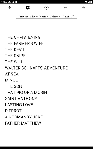 Book, Original Short Stories, Screen 3