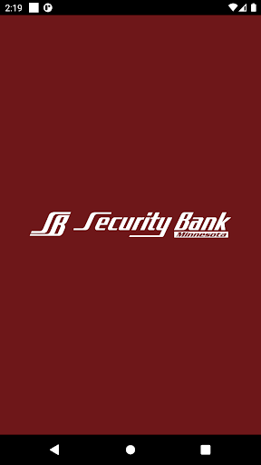 Android application Security Bank Minnesota screenshort