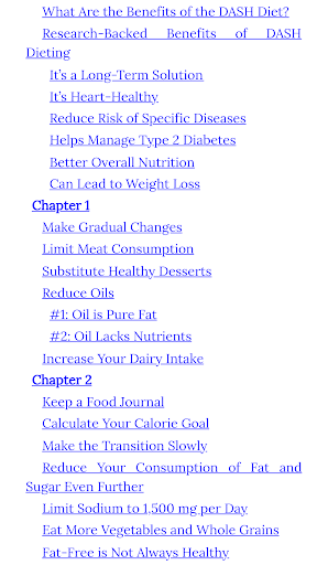 Everyday DASH Diet Guide Screen 2