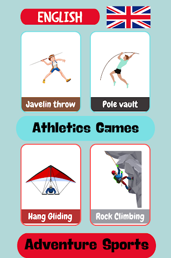 Android application Sports and Hobbies Flashcards screenshort