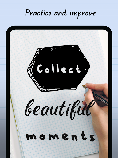 Screenshot of Cursive Handwriting Practice