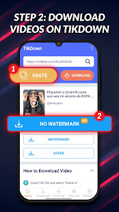 Video Downloader for TikTok No Watermark - TikDown 2.1.4 APK screenshots 2