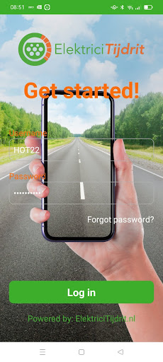 Android application Trackme screenshort