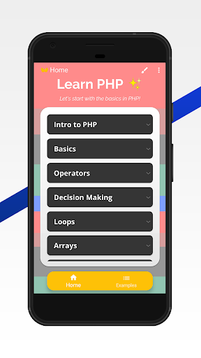 Learn PHP with Examples Screen 2