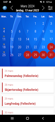 Norge Kalenderen 2024 Screen 2