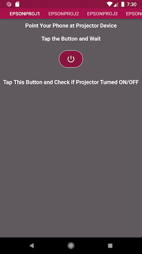 Universal Projector Remote Screen 3