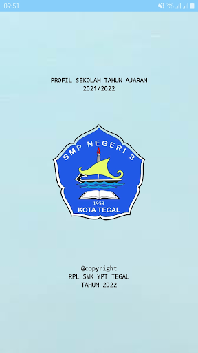 Android application SMPN 3 Tegal screenshort
