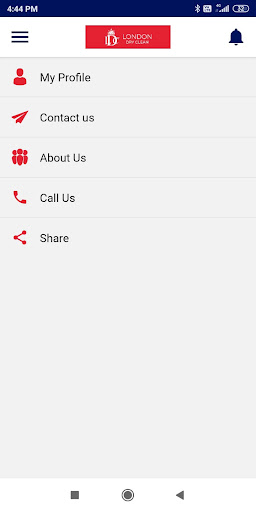Android application London Dryclean screenshort