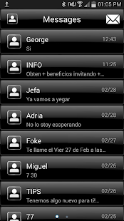 THEME FOR GO SMS BLACK GLASS(圖2)-速報App