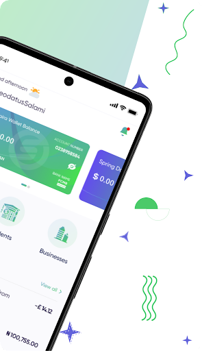 Spring Finance Screen 2