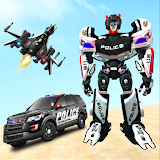 Police Prado Robot Car Games icon
