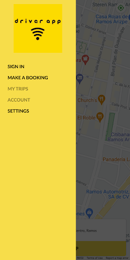 Android application Driver App screenshort