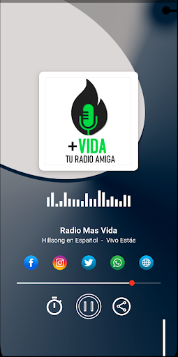 Android application Radio Mas Vida screenshort