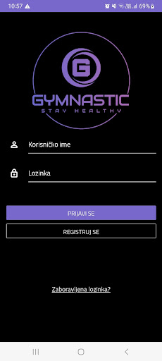 Android application GYMNASTIC screenshort