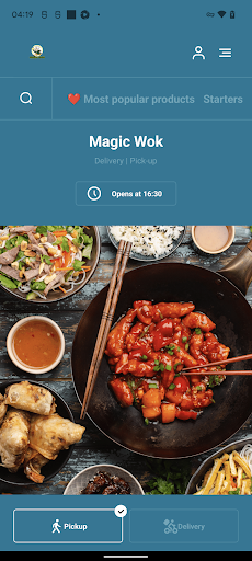 Android application Magic Wok screenshort