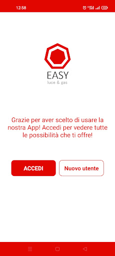 Android application myEASY screenshort