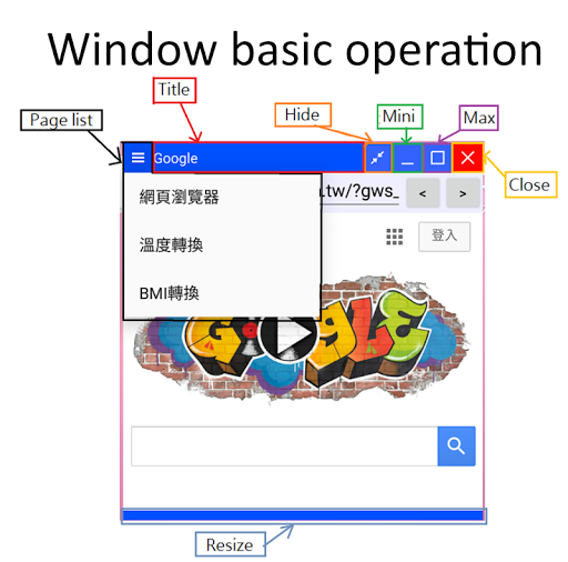 FloatWindow (multitasking) Screen 2