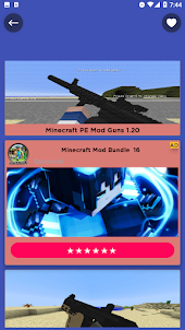 Minecraft PE Mod Guns