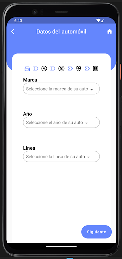 CotizApp Screen 2