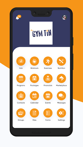 Android application The Gym Tin screenshort