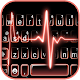 Neon Red Heartbeat 2 Keyboard Background Download on Windows
